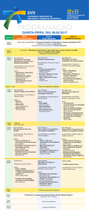 PROGRAMAÇÃO - xvii congresso brasileiro de obesidade e