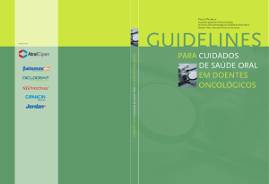 Guidelines para cuidados de saúde oral em doentes oncológicos