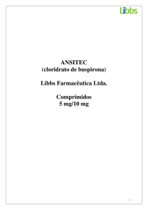 ANSITEC (cloridrato de buspirona) Libbs Farmacêutica Ltda
