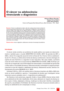 O câncer na adolescência: vivenciando o diagnóstico