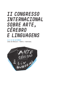 II Congresso InternaCIonal sobre arte, Cérebro e lInguagens
