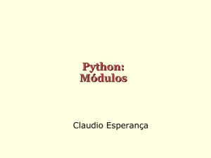 Python: Módulos