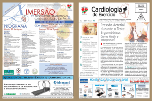 Pressão Arterial durante o Teste Ergométrico: