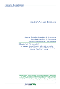 Hepatite C Crônica: Tratamento - Sociedade Brasileira de Nefrologia