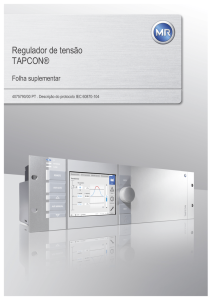 Regulador de tens&atilde;o TAPCON&reg;