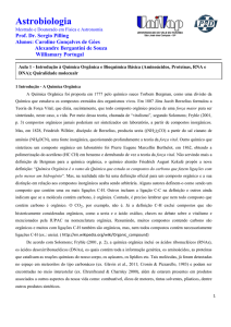 Introdução a química orgânica e bioquímica básica