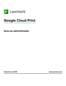 Google Cloud Print 1.8 Guia do administrador PDF