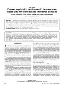 Fuzeon, o primeiro medicamento de uma nova classe anti