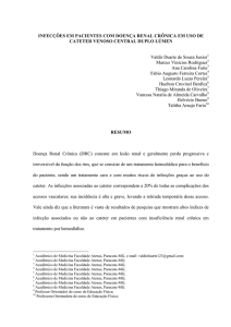 infecções em pacientes com doença renal crônica em uso