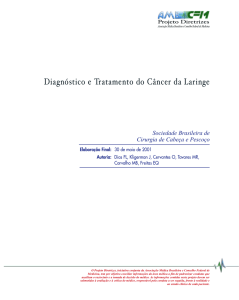 Diagnóstico e Tratamento do Câncer da Laringe
