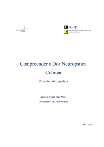 Compreender a Dor Neuropática Crónica