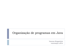 Organização de programas em Java