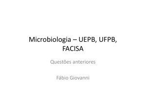 Microbiologia – UEPB, UFPB, FACISA