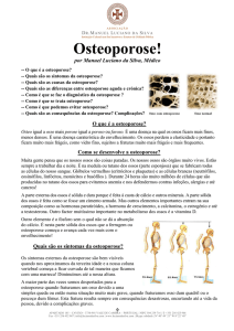 Osteoporose! - associação dr. manuel luciano da silva