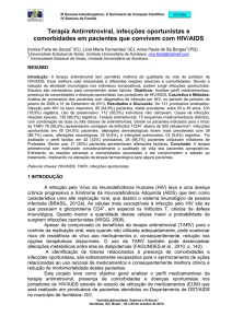 Terapia Antirretroviral, infecções oportunistas e comorbidades em
