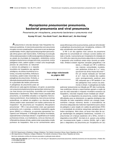 Mycoplasma pneumoniae pneumonia, bacterial pneumonia and