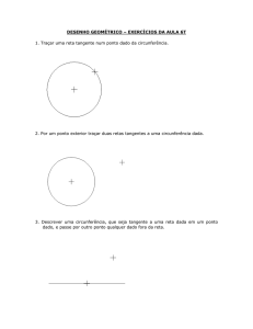 desenho geométrico – exercícios da aula 3t