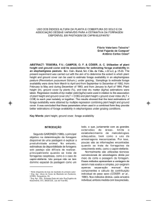 Teixeira, FV et al., 2003. 15 USO DOS ÍNDICES