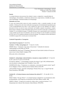 Introdução à Antropologia - Turma I - Carla Costa - DAN