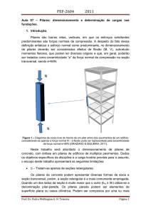 Dimensionamento e detalhamento de pilares