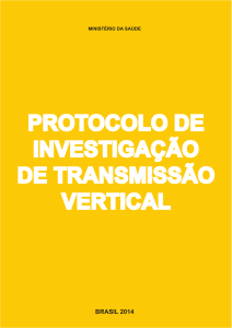 protocolo de investigação de transmissão vertical