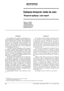 Epilepsia temporal: relato de caso