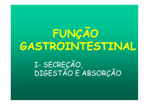 FUNÇÃO GASTROINTESTINAL