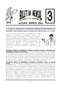 1. O que é “Sistema de Tratamento Médico de Emergência” ? O