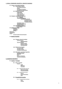 a. língua, comunidade linguística, variação e mudança a.1.