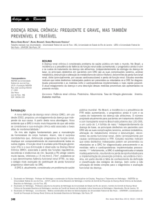 DOENÇA RENAL CRôNICA - Grupo de Fisiologia Geral da