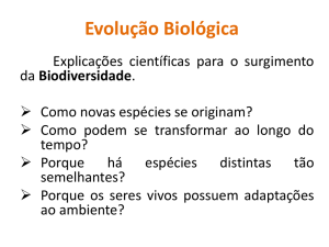 Introdução a Evolução Biológica 05/08/16 7:39 PM