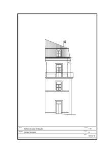 Alçado Noroeste Edifício do caso de estudo