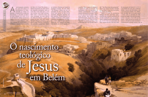 O nascimento teológico em Belém de Jesus