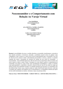 Neoconsumidor e o Comportamento com Relação Ao