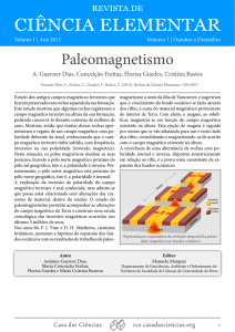 Paleomagnetismo - Faculdade de Ciências
