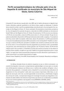 Perfil soroepidemiológico da infecção pelo vírus