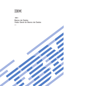 IBM i: Banco de Dados Visão Geral do Banco de Dados