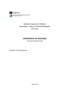 DEPRESSÃO NA GRAVIDEZ