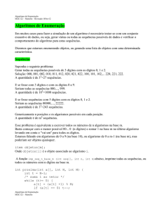 19 - Algoritmos de Enumeração - IME-USP
