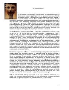 Biografia Hatshepsut - Chico Xavier, diálogos e recordações