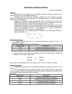 Noções de Teoria dos Conjuntos - MTM