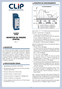 monitor de tenSÃo diGitaL - CLIP | Automação Industrial