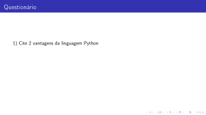 Introdução à programação em Python