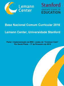 Base Nacional Comum Curricular - Movimento pela Base Nacional