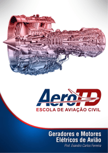 geradores e motores elétricos de aviação