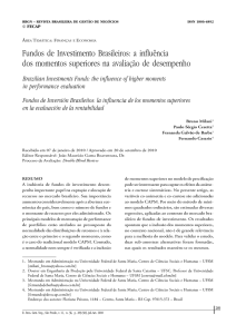 Fundos de Investimento Brasileiros: a influência dos momentos