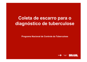 Coleta de Escarro para o diagnóstico de Tuberculose
