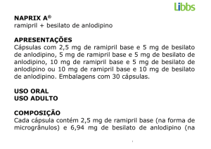 NAPRIX A® ramipril + besilato de anlodipino