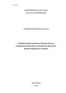 A hipotermia não induzida em pacientes graves e complicações