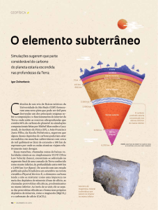 O elemento subterrâneo - Revista Pesquisa Fapesp